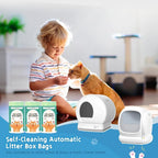 60 Count Cat Litter Box Liners Bag Compatible - Image 7