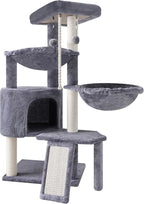 Xin Three Layer Cat Tree with Cat Condo and Two Hammocks - Image 2