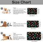 Dono 1 Pack 6 Blankets for Dogs, Soft Fluffy Paw Print Pattern Fleece Pet - Image 2