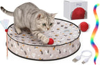 Interactive Cat Toys for Indoor Cats – Moving Ball Cat Play Mat, Interactive by ALEENAENTERPRISESLLC