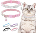 EXPAWLORER Soft Velvet Safe Cat Collars by EXPAWLORER