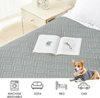 hyha Waterproof Dog Blanket, Soft Pet Bed Blankets, Waterproof Sofa Couch Cover - Image 7