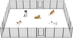 Dog Playpen 32 inch 28 Panels Indoor Outdoor Dog Pen by Jhsomdr