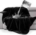 gogobunny Waterproof Bed Blanket, Reversible Sherpa Fleece Throw Blanket by gogobunny
