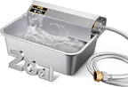 Automatic Dog Water Dispenser, 2 Gallons 304 Stainless Steel Large Dog Water by PetSuppliesDesignerBrand