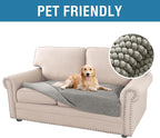 H.VERSAILTEX Plush Chenille Dog Bed Cover Thick Soft Loveseat Cover - Image 2