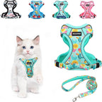 Halypet Cat Harness and Leash Set Cute Escape Proof Vest Harness by DOMoreWithYourPet
