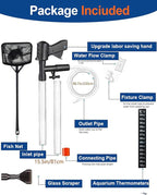 QZQ Aquarium Gravel Cleaner Vacuum Fish Tank Vacuum Cleaner Tools - Image 2