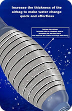 Aquarium Siphon Vacuum Cleaner, 9.84 Foot Aquarium Gravel Cleaner kit, - Image 4