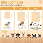 1 Pack 3 Blankets for Dogs, Dog Blanket for Large & Medium Pet Cat, Premium - Image 6