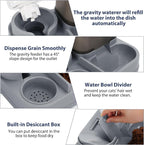 Yummy Sam Automatic Cat Feeder and Water Dispenser, 2 in 1 Large Capacity - Image 4
