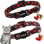 Cat Collar, 2 Pack Cat Collars Breakaway by DOGWONG