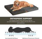 Orthopedic Dog Bed for Large Dogs, Plush Washable Pet Bed for Large Size Dogs - Image 4