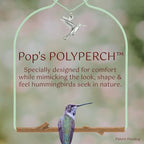 Pop's Birding Hummingbird Swing, USA Made Original Charm Humming Bird Swing - Image 2