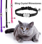 2 Pcs Cat Collars Heart Bling Breakaway - Image 5