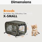 Beatrice Home Fashions Portable, Collapsible, Pop Up Kennel Travel Cat and Dog - Image 2