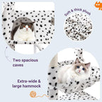 Allewie 81 Inches Tall Cat Tree/Multi-Level Large Climbing Tree House and Towers - Image 6