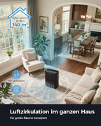 Slevoo Air Purifier for Home Large Room, H13 True HEPA Filter Air Purifiers & 3 - Image 8