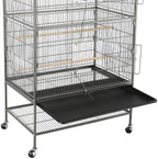Topeakmart Wrought Iron Large Flight Parrot Bird Cage - Image 7
