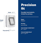 SmartDoor™ Never Rust Connected Pet Door, Dog and Cat, Selective Entry and Exit - Image 3