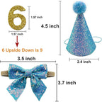Christmas Pet Party Jazz Hat and Blingbling Bow Tie Breakaway Collar Set - Image 2
