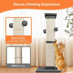 Cat Scratching Post 33 Inch Nature Sisal Scratch Post - Image 6