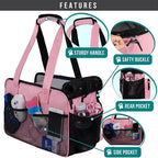 PetAmi Small Dog Purse Carrier, Soft-Sided Pet Carrier Bag - Image 4