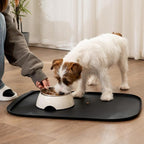 Silicone Dog Food Mat with Side Pocket & Hook Hole, Soft Raised Edges, Easy - Image 9