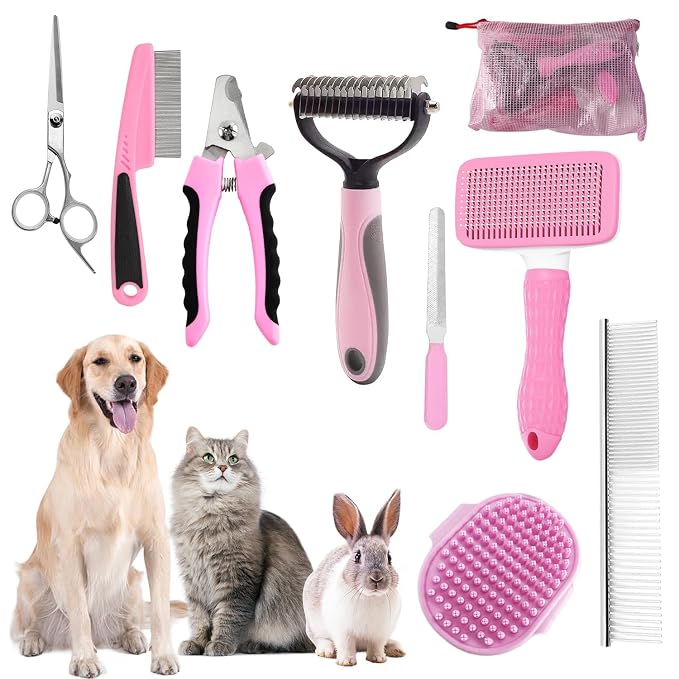 Dog Brush for Shedding by KUEIOX