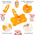 40 Pack Bone Shaped Poop Bag Dispenser Pet Waste Disposal Bag Dispenser - Image 3