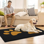 Buganda Dog Door Mat for Muddy Paws, Absorbent Dirt Trapper Washable Indoor - Image 8