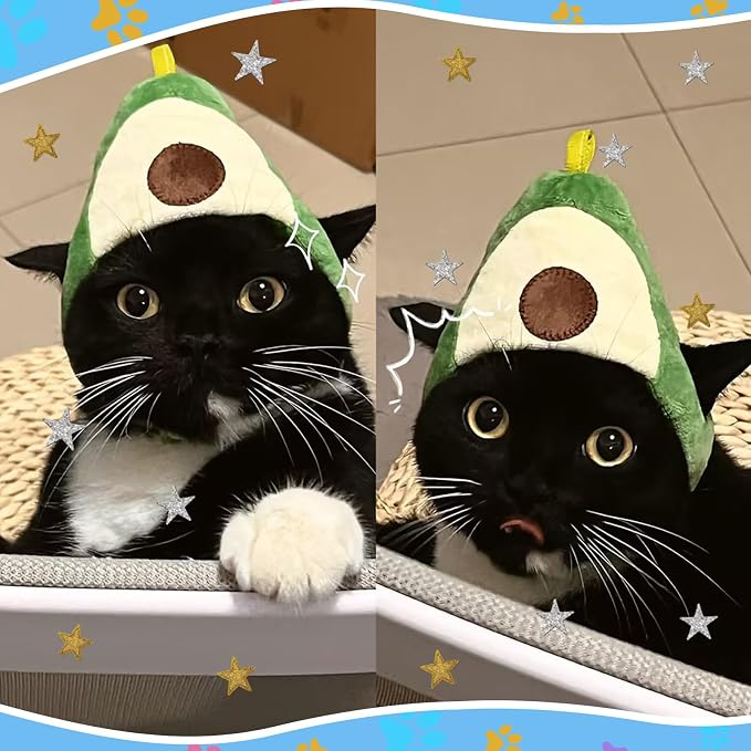 Weewooday 5 Pcs Cat Adorable Costume Bunny Hat - Image 5