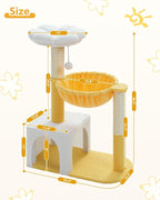 Cute Cat Tree with Flower Top Bed - Image 8
