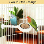 ASOCEA Bird Perch Feeding Cup, Bird Bowls - Image 4