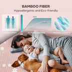 OhGeni 100% Waterproof Mattress Protector, Queen Size Mattress Soft Pad - Image 4
