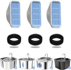PEKTACO Cat Water Fountain Filters Replacement & Pre-Filter Sponges by PEKTACO