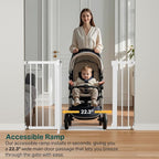 Cumbor 29.7-48" Baby Gate for Stairs, Mom's Choice Awards Winner-Dog Gates for - Image 8