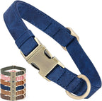 Genuine Leather Dog Collar by HOME