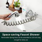 ZCONIEY Sink Faucet Sprayer Attachment Hair Pet Rinser Showerhead - Image 2
