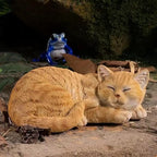 Garden Decor Cat Statue Outdoor Statue, Cat Figurines Garden Statues & by GardenWhisper