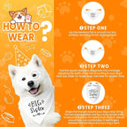 2 Pack Dog Bandanas for Pregnancy Announcement, Cute Adjustable Pet Bandana - Image 4