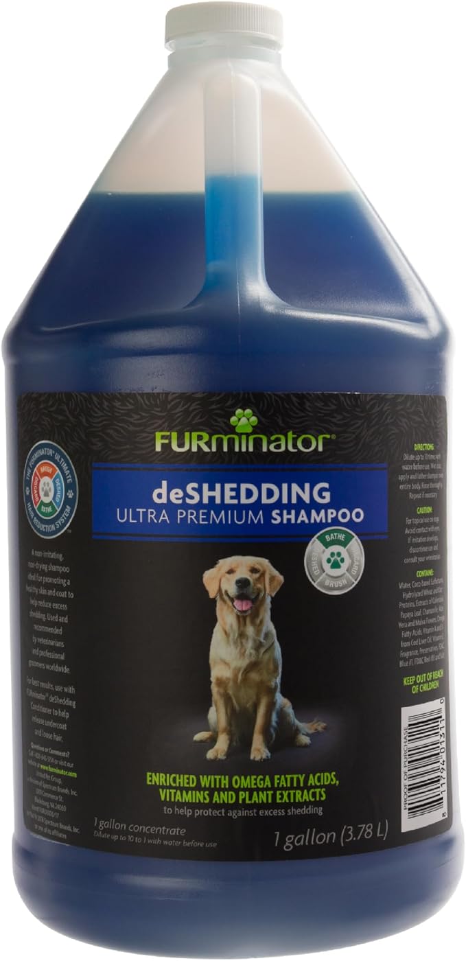 FURminator Ultra Premium deShedding Dog Shampoo, 1 gal by FURminator