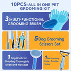Bath Grooming Kit for Pets, Dog and Cat Grooming Supplies, Dematting Comb for - Image 2
