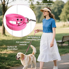 4.2FT Dog Collar and Leash Set, PVC Waterproof Adjustable Odor Proof Pet - Image 7
