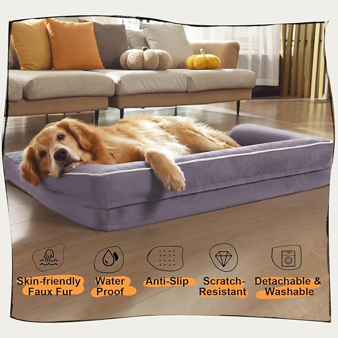 Dog Bed Medium Size Dog-Orthopedic Waterproof Bed - Image 6