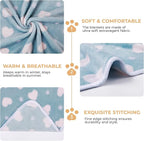 1 Pack 3 Blankets Super Soft Cute Dot Pattern Pet Blanket Flannel Throw - Image 5