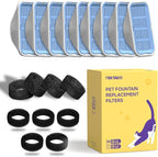 PEKTACO Cat Water Fountain Filters Replacement & Pre-Filter Sponges - Image 7