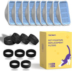 PEKTACO Cat Water Fountain Filters Replacement & Pre-Filter Sponges - Image 7