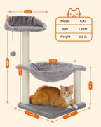 Cat Tree 28", Cat Scratching Post - Image 3