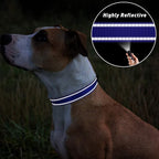 TagME Reflective Nylon Dog Collars, Adjustable Classic Pet Collar - Image 5